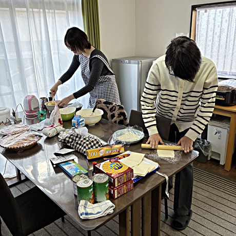 子ひつじ寮のクリスマス準備